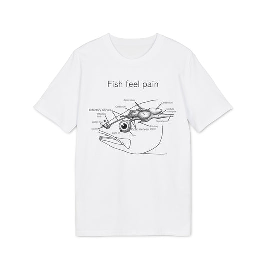 Fish Feel Pain T-Shirt - Unisex T-shirt - Graphic Tee - Fish are not vegetables