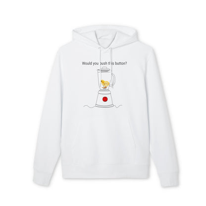 Would you push the button? - Unisex Hoodie - Against egg industry