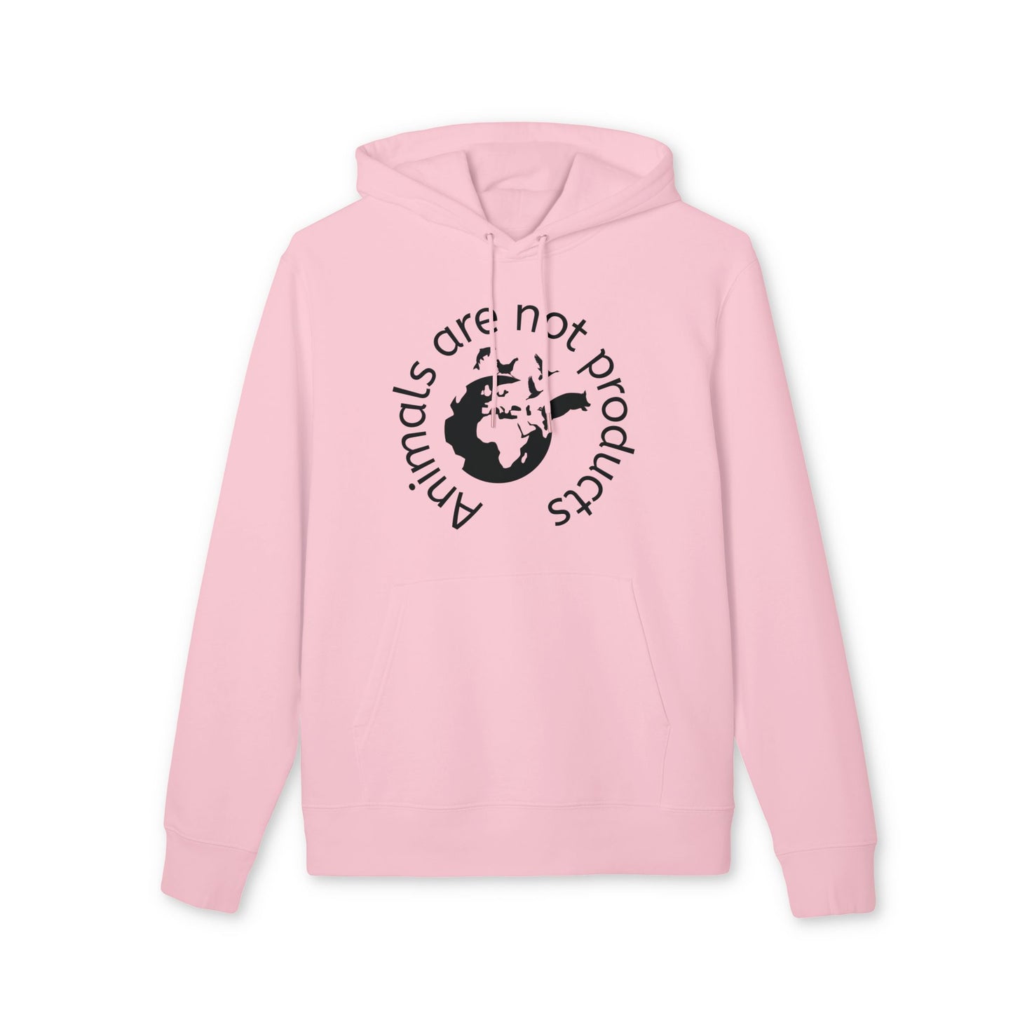 Cruiser Hoodie - Animals Are Not Products Logo