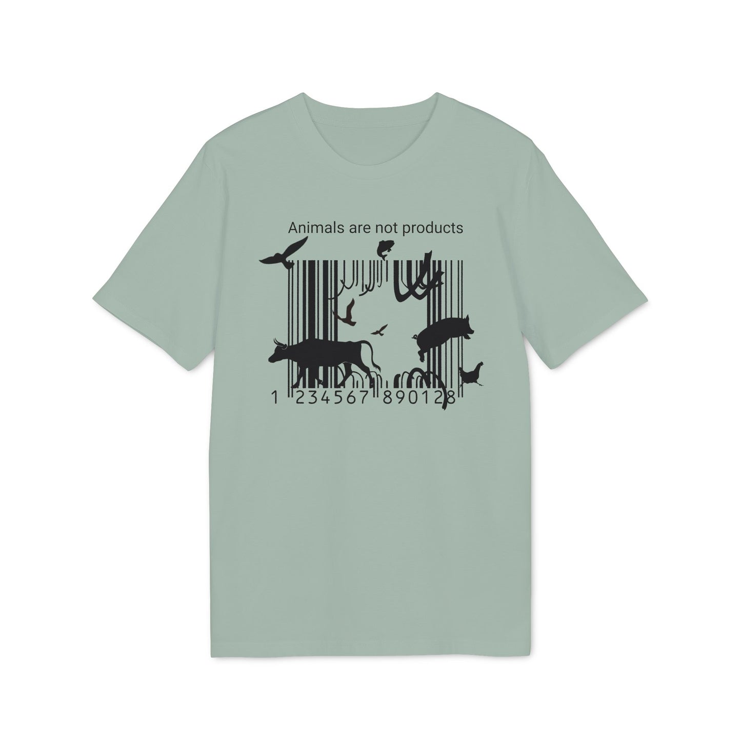Animals Are Not Products - Unisex T-Shirt - Jumping out of Barcode