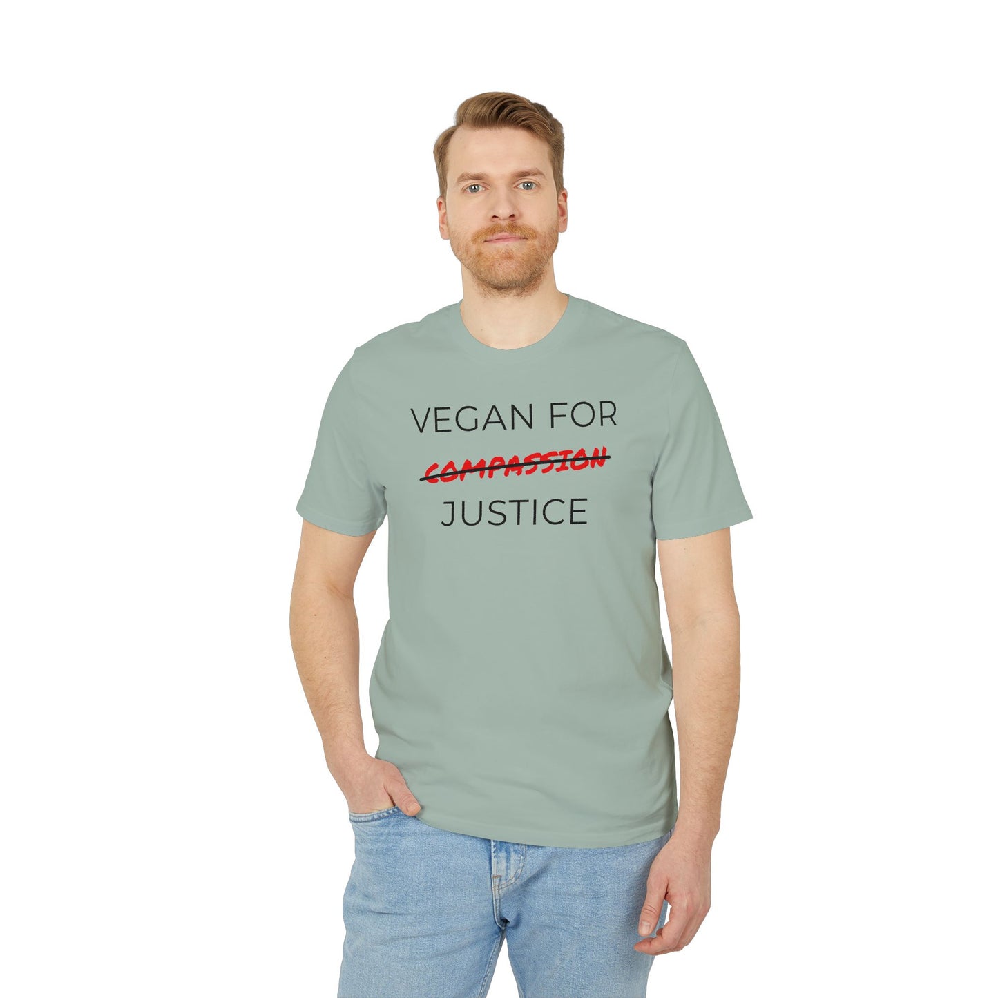 Vegan For Justice - Unisex T-shirt - Animal rights activism Shirt