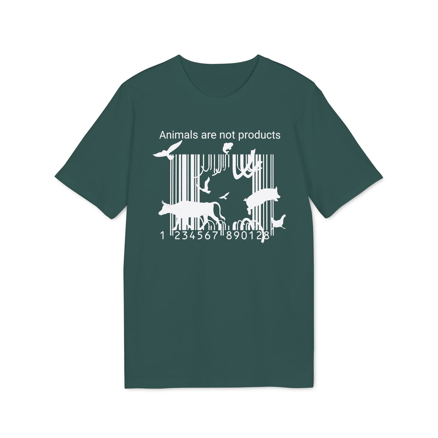 Animals Are Not Products - Unisex T-Shirt - Jumping out of Barcode