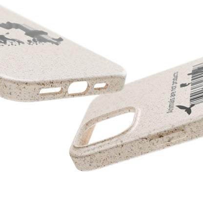 Eco-Friendly Biodegradable Phone Cases, Sustainable Accessories, Animal Rights Gift, Vegan Phone Cover, Nature Lover Case