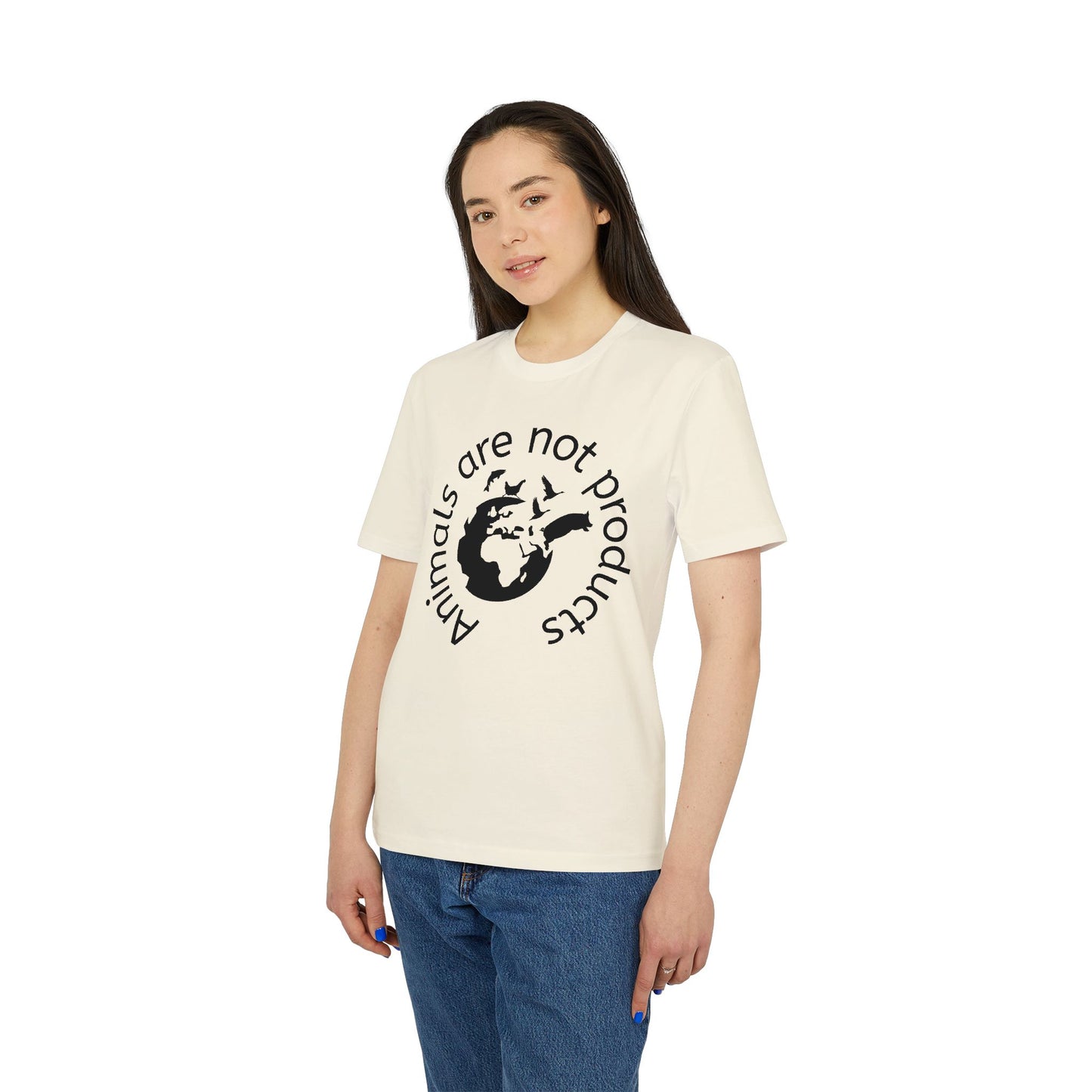 Animals Are Not Products with Logo - T-shirt