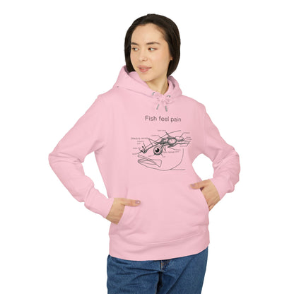 Fish Feel Pain - Unisex Hoodie - Graphic Hoodie - Fish are not vegetables - Animal Rights