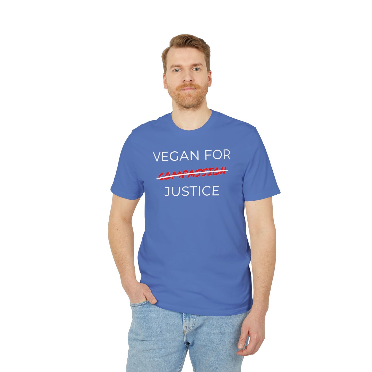 Vegan For Justice - Unisex T-shirt - Animal rights activism Shirt