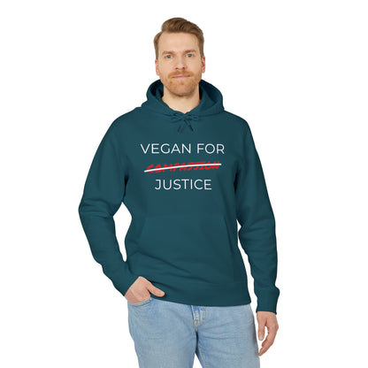 Vegan For Justice - Unisex Hoodie - Animal rights activism Hoodie