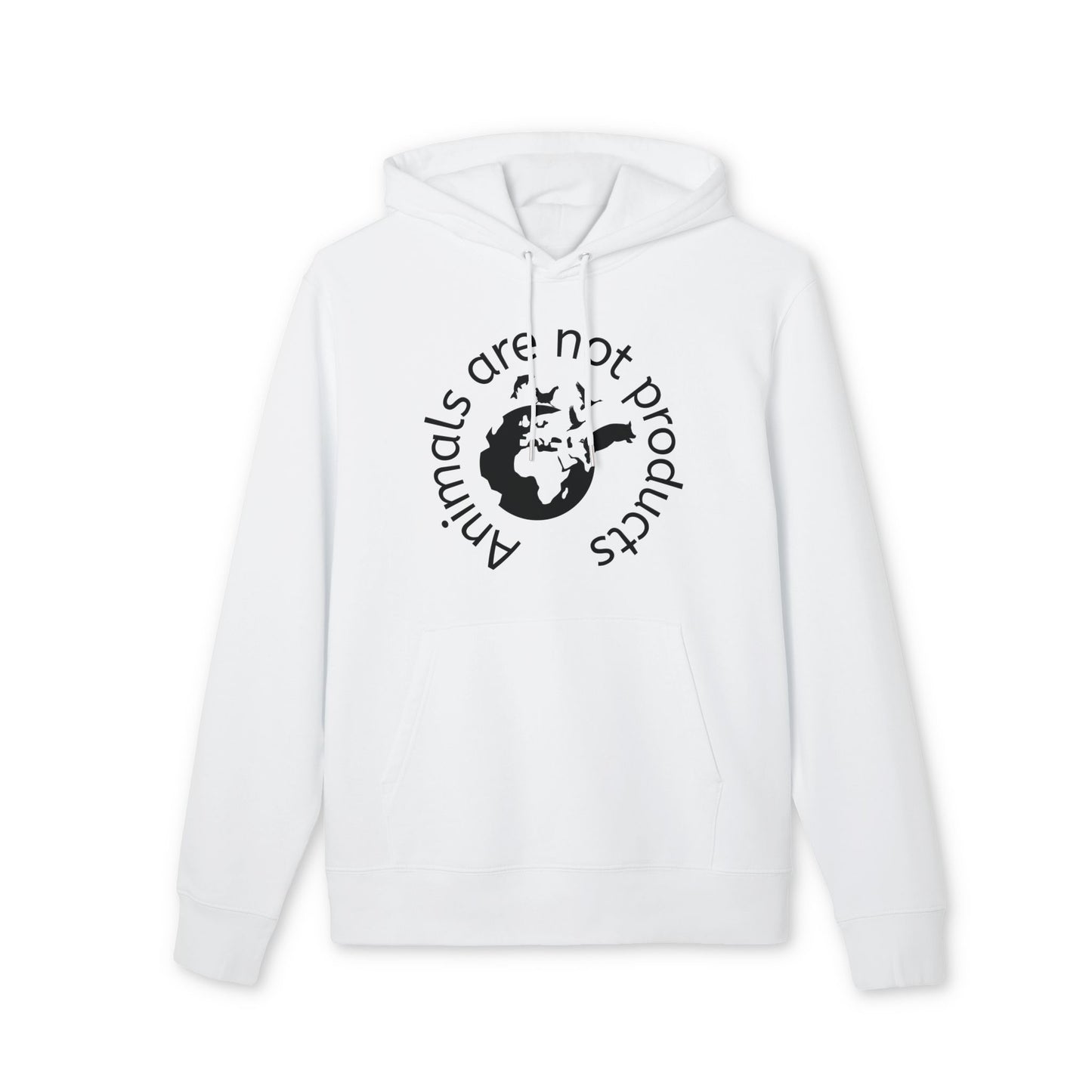 Cruiser Hoodie - Animals Are Not Products Logo