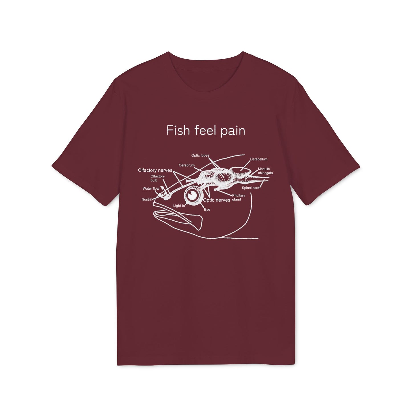 Fish Feel Pain T-Shirt - Unisex T-shirt - Graphic Tee - Fish are not vegetables