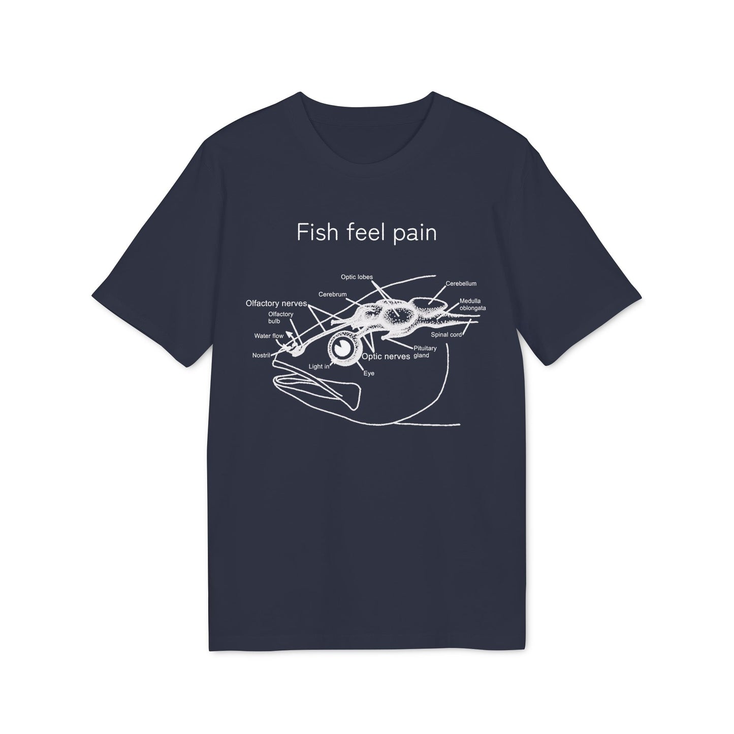 Fish Feel Pain T-Shirt - Unisex T-shirt - Graphic Tee - Fish are not vegetables