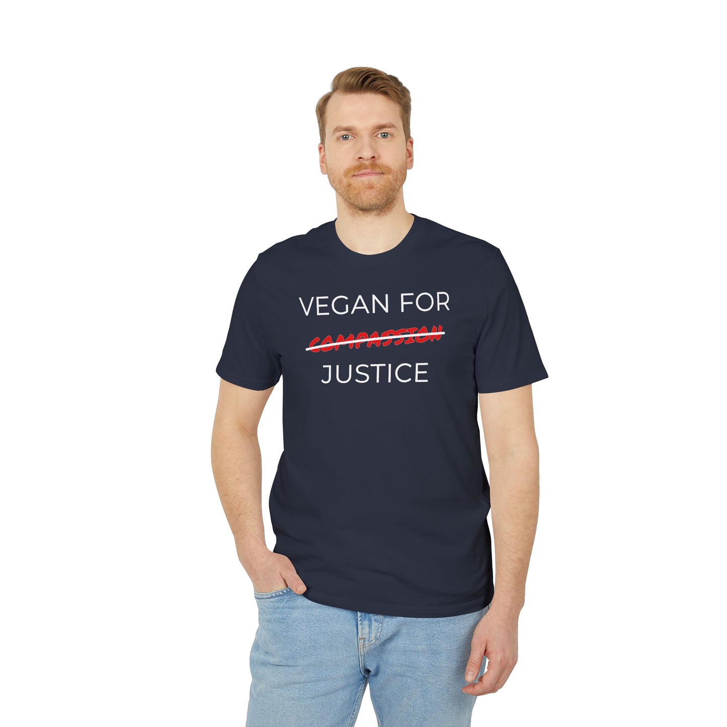 Vegan For Justice - Unisex T-shirt - Animal rights activism Shirt