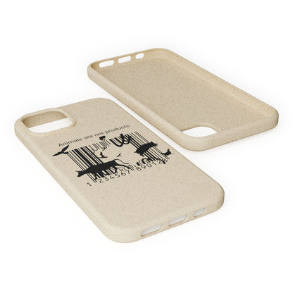Eco-Friendly Biodegradable Phone Cases, Sustainable Accessories, Animal Rights Gift, Vegan Phone Cover, Nature Lover Case