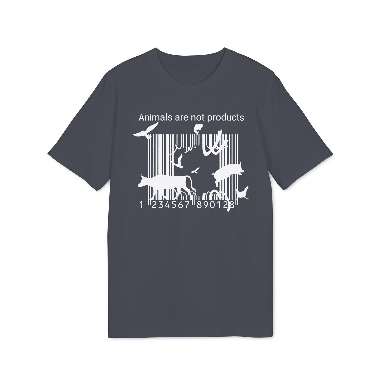 Animals Are Not Products - Unisex T-Shirt - Jumping out of Barcode