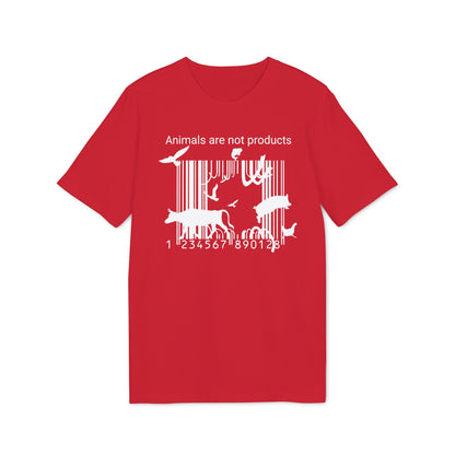 Animals Are Not Products - Unisex T-Shirt - Jumping out of Barcode