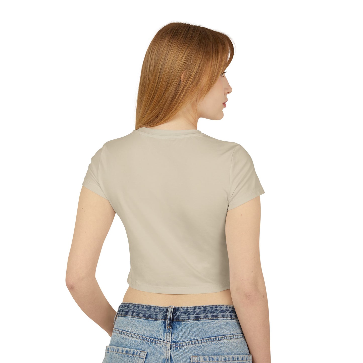 Crop Tee - Animals Are Not Products with Logo