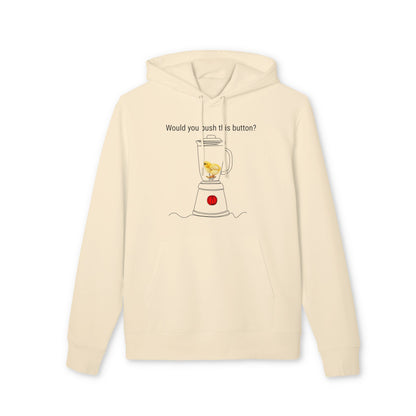 Would you push the button? - Unisex Hoodie - Against egg industry