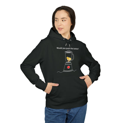 Would you push the button? - Unisex Hoodie - Against egg industry