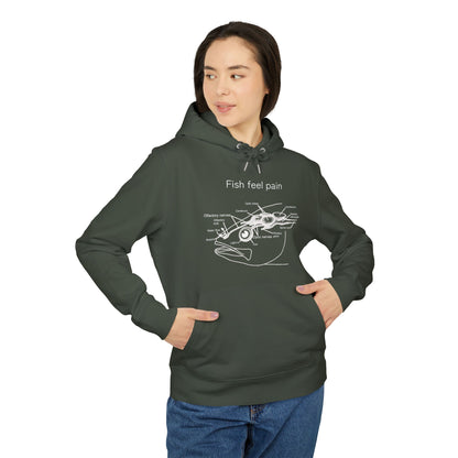 Fish Feel Pain - Unisex Hoodie - Graphic Hoodie - Fish are not vegetables - Animal Rights