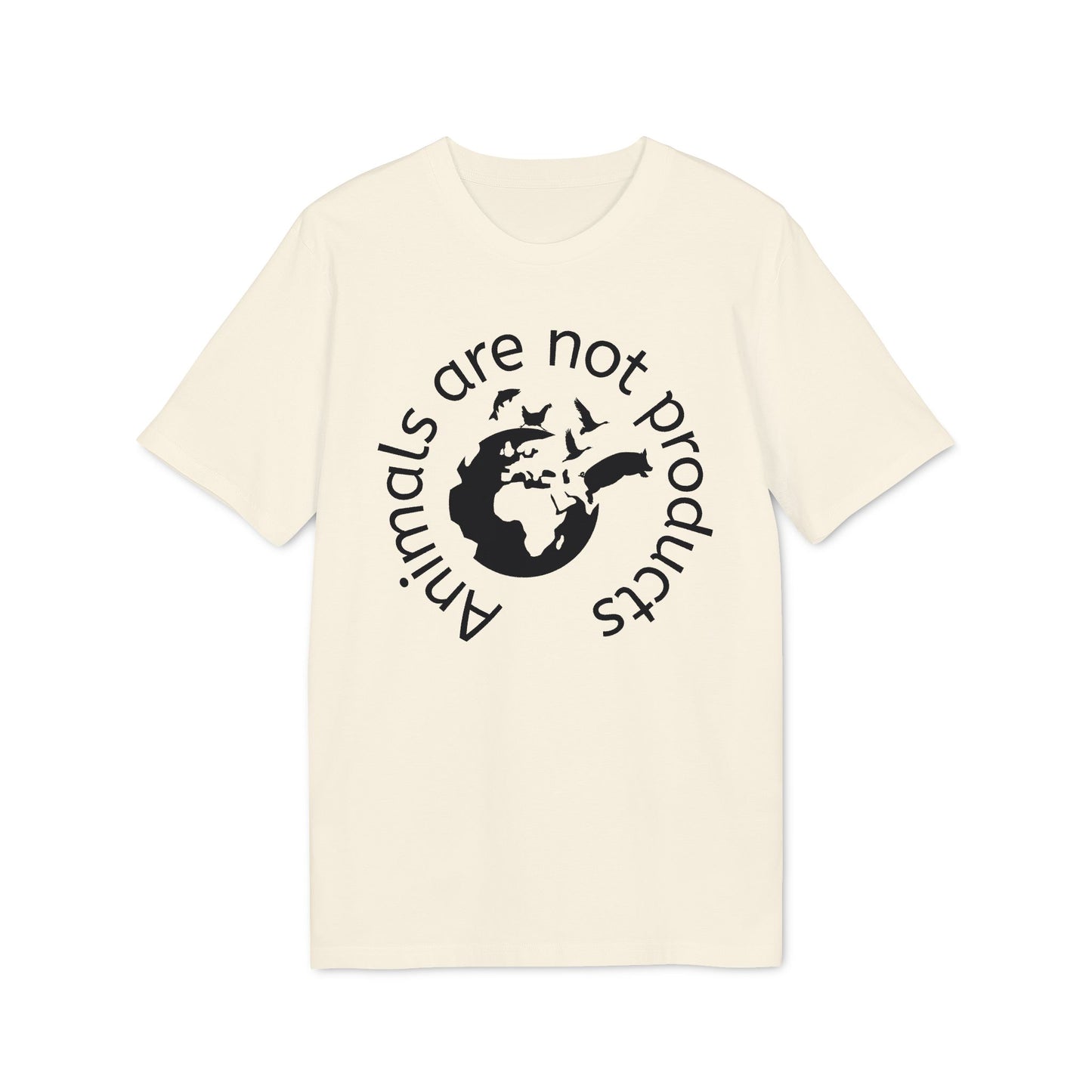 Animals Are Not Products with Logo - T-shirt
