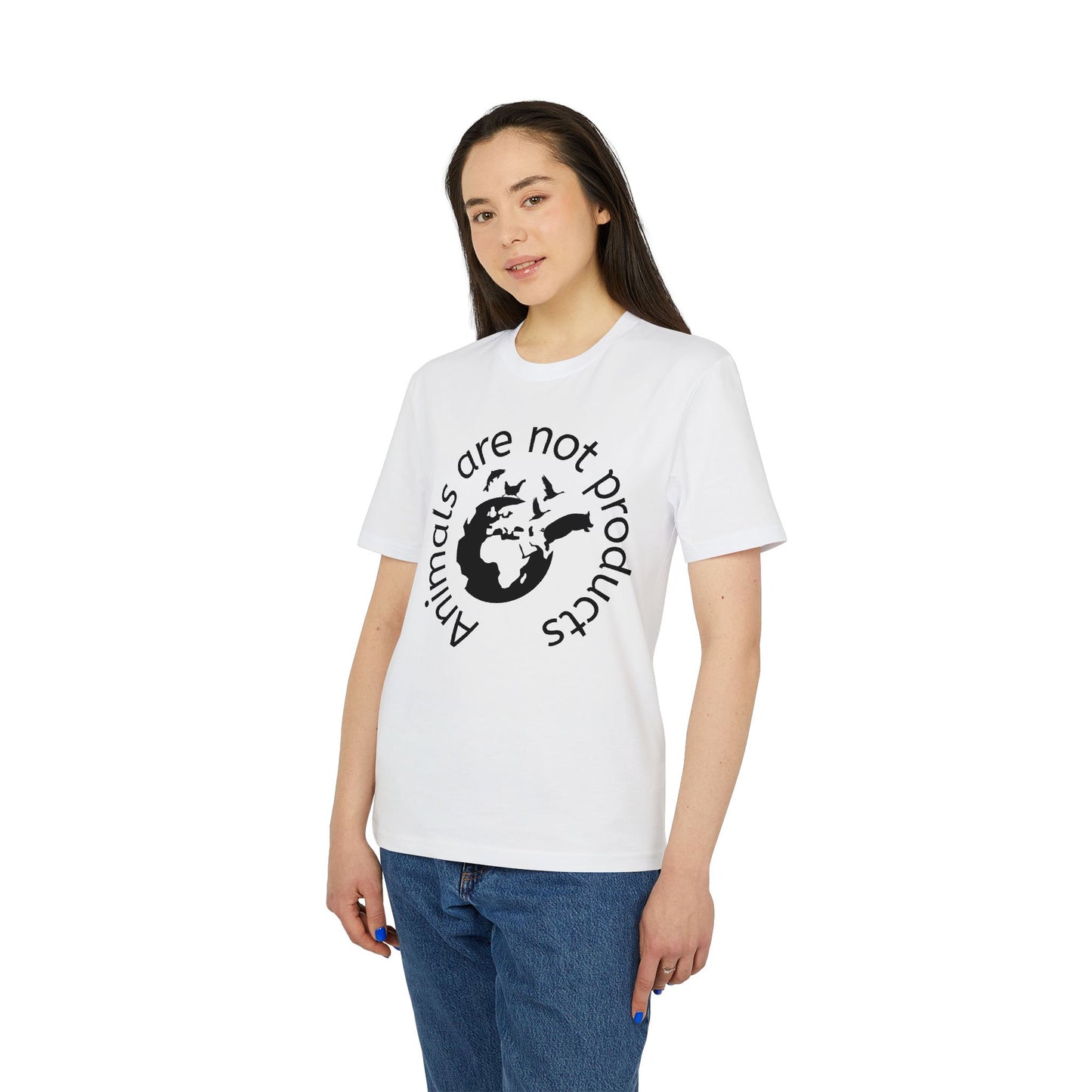 Animals Are Not Products with Logo - T-shirt
