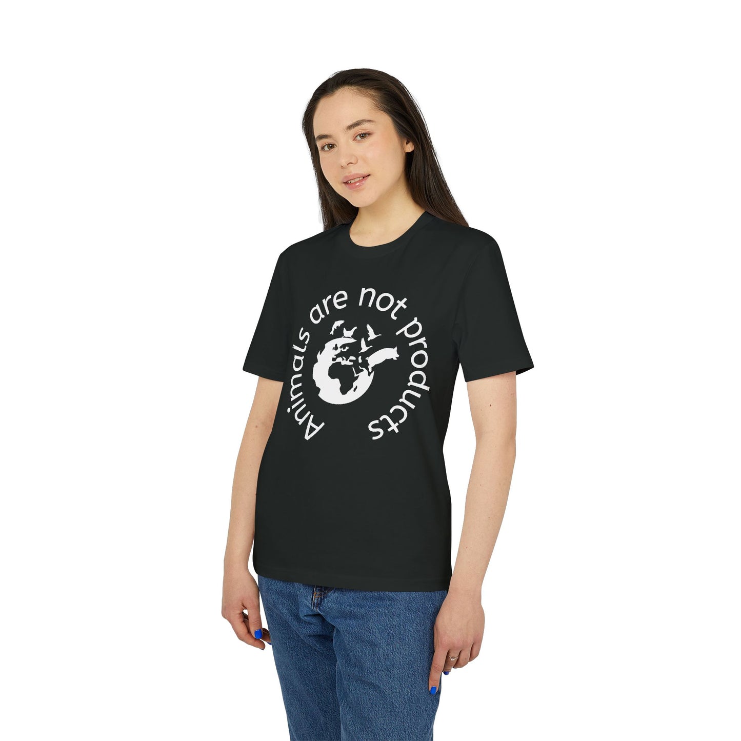 Animals Are Not Products with Logo - T-shirt