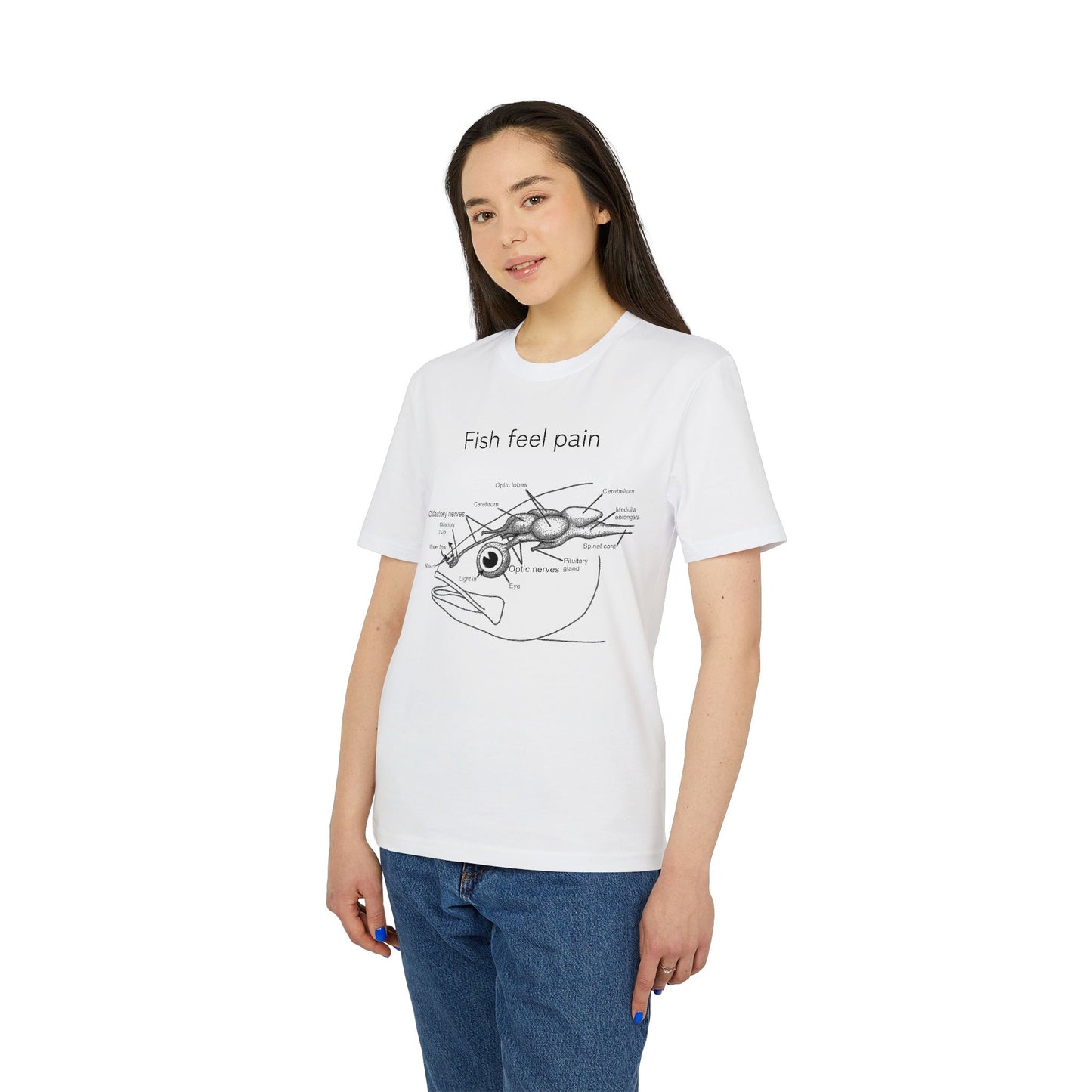 Fish Feel Pain T-Shirt - Unisex T-shirt - Graphic Tee - Fish are not vegetables