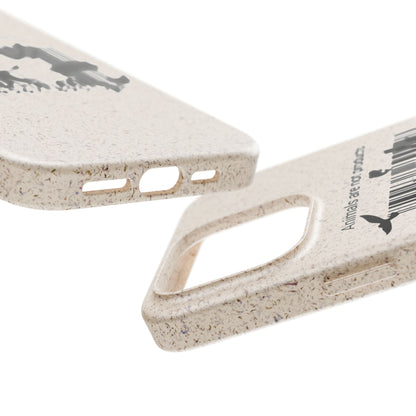 Eco-Friendly Biodegradable Phone Cases, Sustainable Accessories, Animal Rights Gift, Vegan Phone Cover, Nature Lover Case