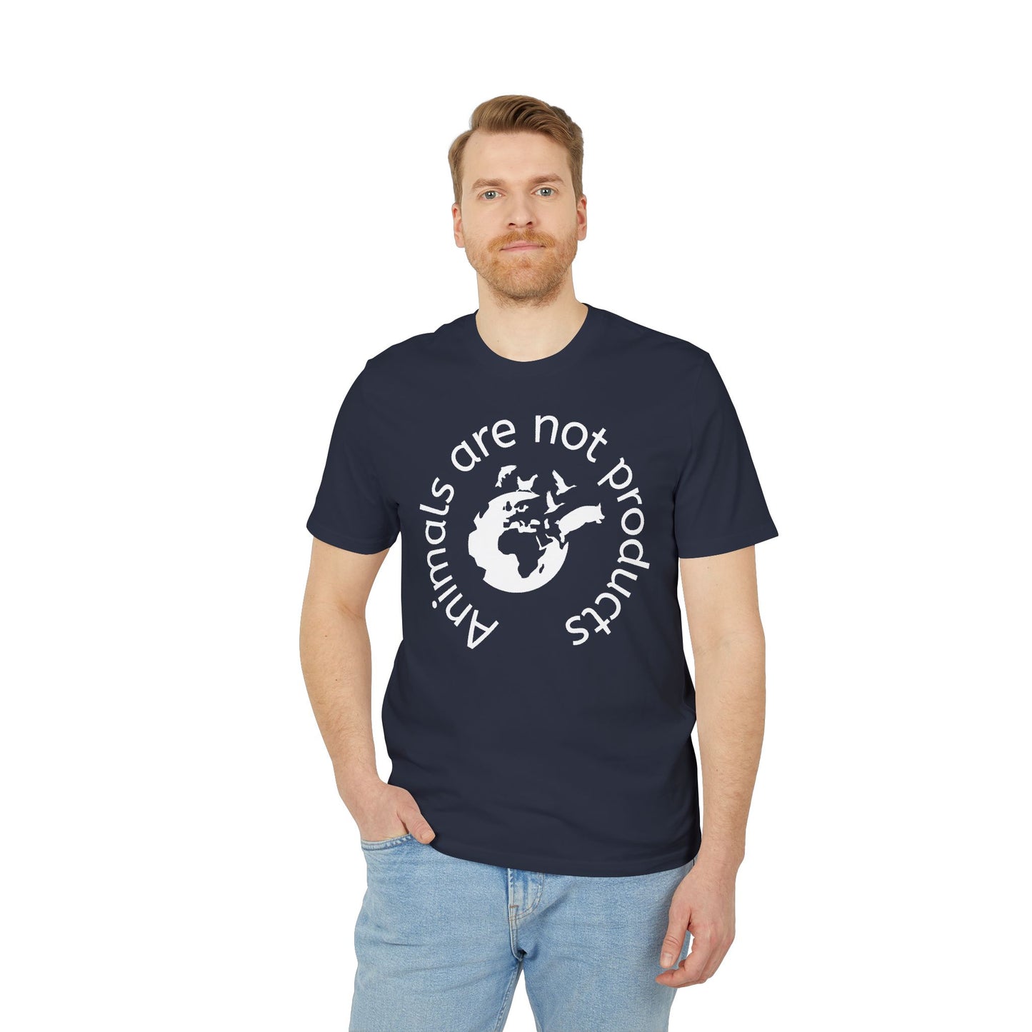 Animals Are Not Products with Logo - T-shirt