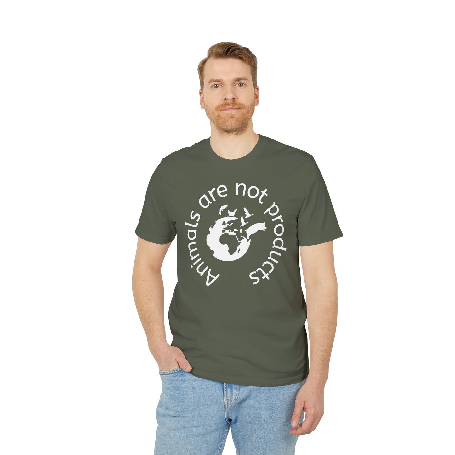 Animals Are Not Products with Logo - T-shirt