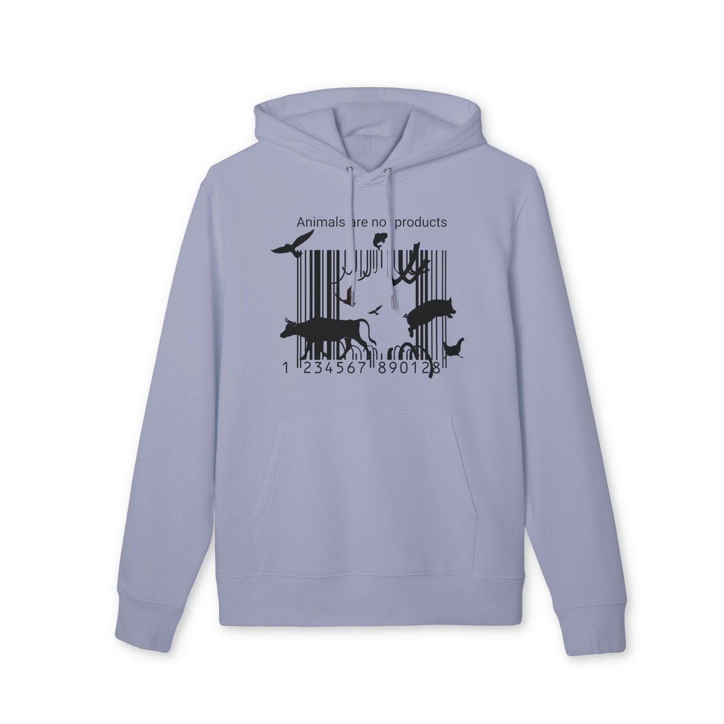 Animals Are Not Products - Unisex Hoodie - Jumping out of Barcode
