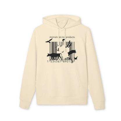 Animals Are Not Products - Unisex Hoodie - Jumping out of Barcode