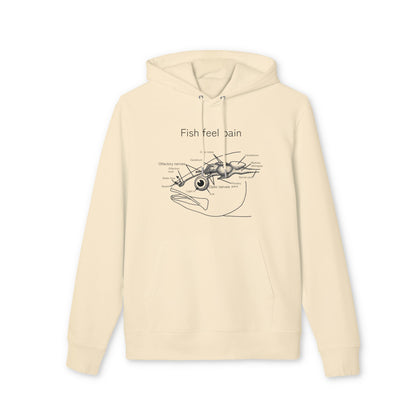 Fish Feel Pain - Unisex Hoodie - Graphic Hoodie - Fish are not vegetables - Animal Rights