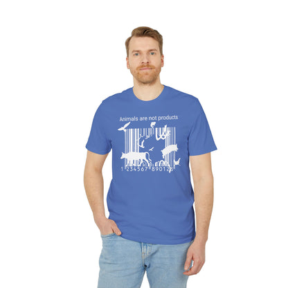 Animals Are Not Products - Unisex T-Shirt - Jumping out of Barcode