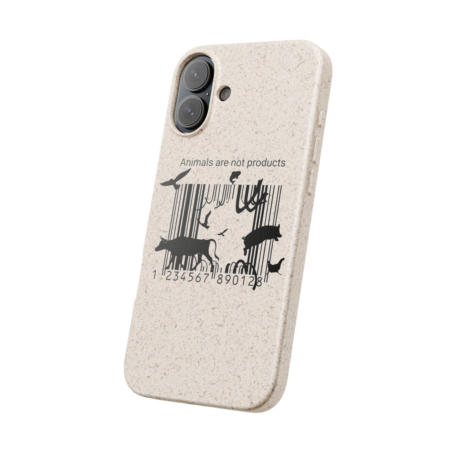 Eco-Friendly Biodegradable Phone Cases, Sustainable Accessories, Animal Rights Gift, Vegan Phone Cover, Nature Lover Case