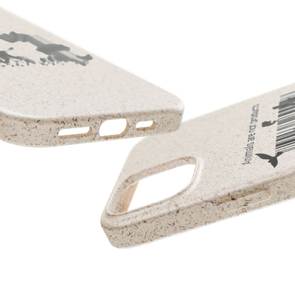 Eco-Friendly Biodegradable Phone Cases, Sustainable Accessories, Animal Rights Gift, Vegan Phone Cover, Nature Lover Case