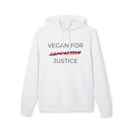 Vegan For Justice - Unisex Hoodie - Animal rights activism Hoodie