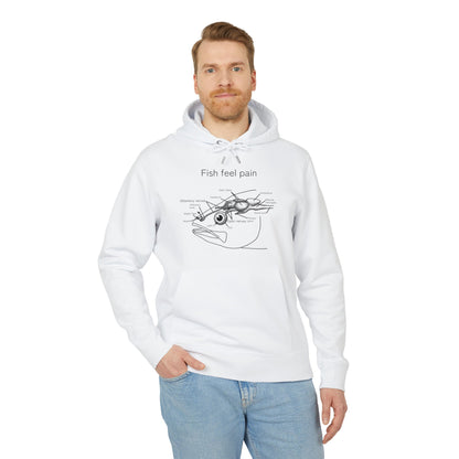 Fish Feel Pain - Unisex Hoodie - Graphic Hoodie - Fish are not vegetables - Animal Rights
