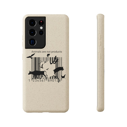 Eco-Friendly Biodegradable Phone Cases, Sustainable Accessories, Animal Rights Gift, Vegan Phone Cover, Nature Lover Case