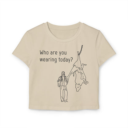 Who are you wearing today? - Crop Tee - Against leather industry - cow skin to leather jacket