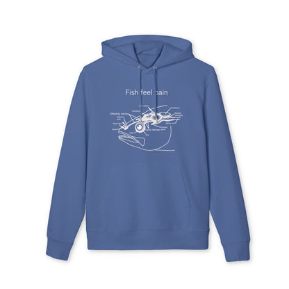 Fish Feel Pain - Unisex Hoodie - Graphic Hoodie - Fish are not vegetables - Animal Rights