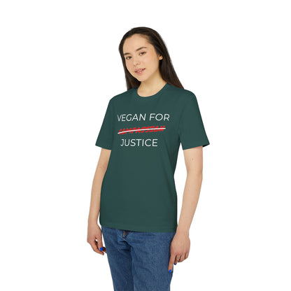 Vegan For Justice - Unisex T-shirt - Animal rights activism Shirt