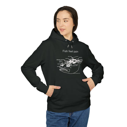 Fish Feel Pain - Unisex Hoodie - Graphic Hoodie - Fish are not vegetables - Animal Rights