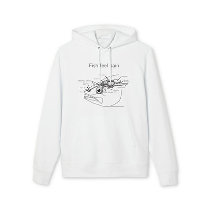 Fish Feel Pain - Unisex Hoodie - Graphic Hoodie - Fish are not vegetables - Animal Rights