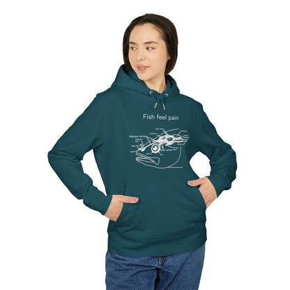 Fish Feel Pain - Unisex Hoodie - Graphic Hoodie - Fish are not vegetables - Animal Rights