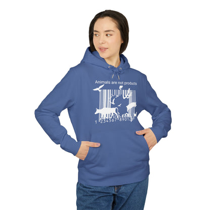 Animals Are Not Products - Unisex Hoodie - Jumping out of Barcode