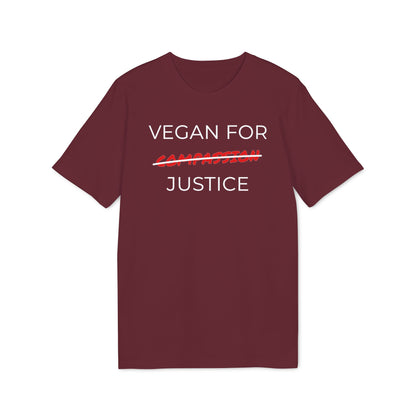 Vegan For Justice - Unisex T-shirt - Animal rights activism Shirt