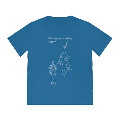 Who are you wearing today? - Unisex Rocker T-shirt - Against leather industry - cow skin to leather jacket