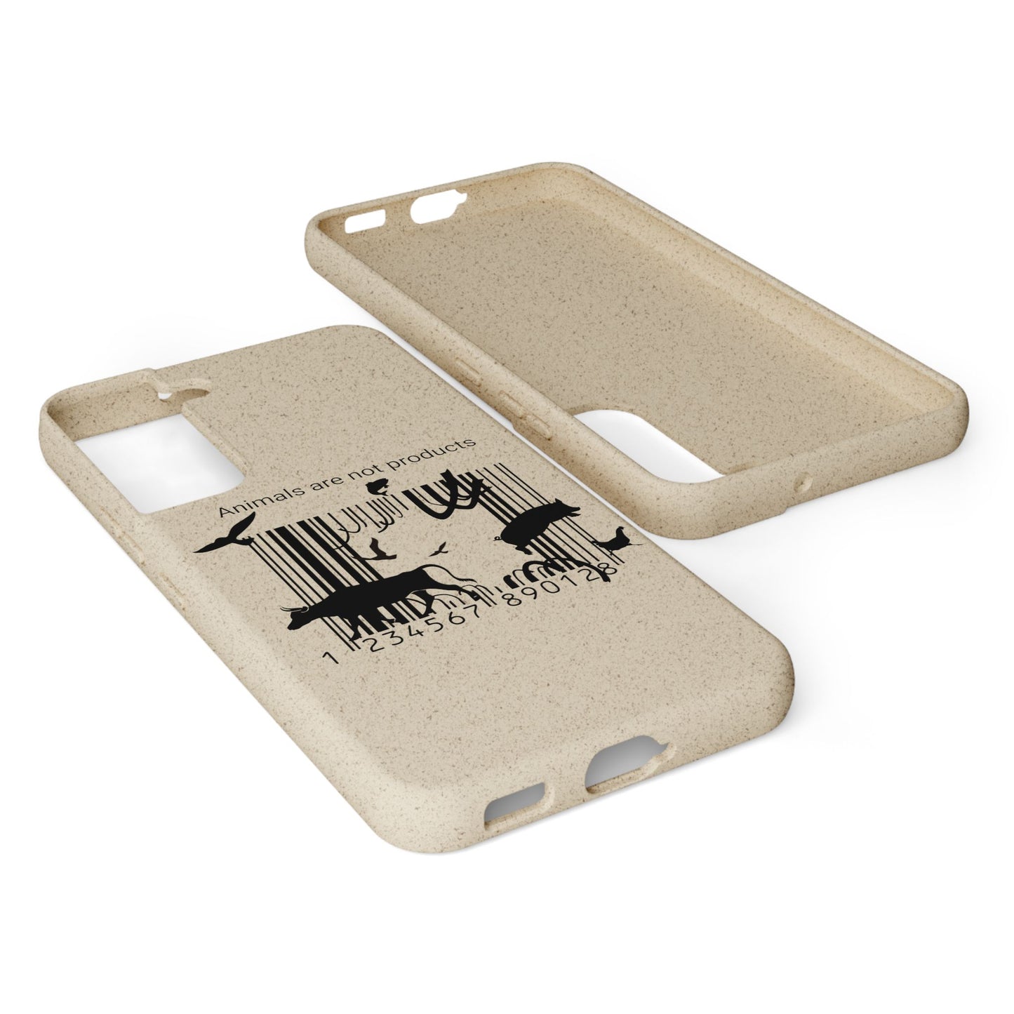 Eco-Friendly Biodegradable Phone Cases, Sustainable Accessories, Animal Rights Gift, Vegan Phone Cover, Nature Lover Case