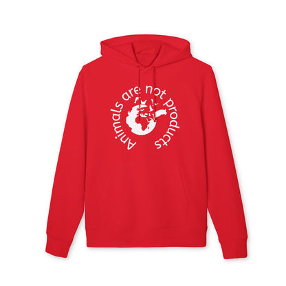 Cruiser Hoodie - Animals Are Not Products Logo