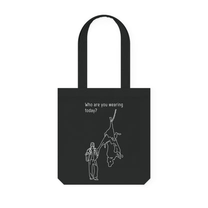 Who Are You Wearing Today - Woven Tote Bag - Against Leather Industry